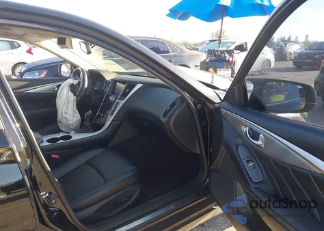 2020 Infiniti Q50 Luxe z USA, uszkodzony, nr VIN JN1EV7AP7LM205214